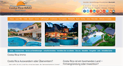 Desktop Screenshot of costa-rica-immo.com